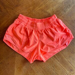 Lululemon Women's Neon Orange Shorts